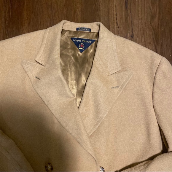 Vintage 🔥 Tommy Hilfiger Cashmere trench coat - Picture 4 of 5